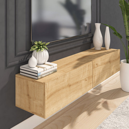 Housley 53" Floating TV Stand Up to 70" TV's Wall Mounted Media Console