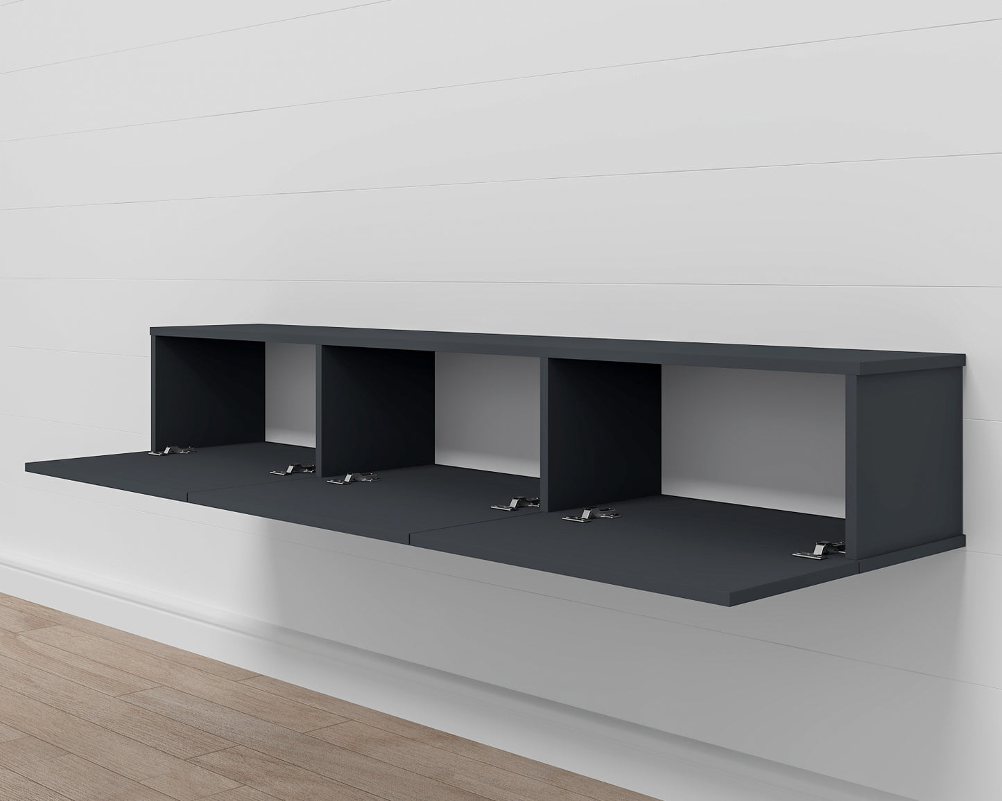 Hamman Modern 71" Floating TV Stand with Storage Wall-Mounted Media Console for TVs up to 80"