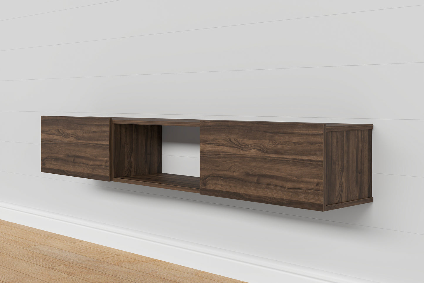 Sculley 71" Floating TV Stand Up to 70" TV's Wall Mounted Media Console