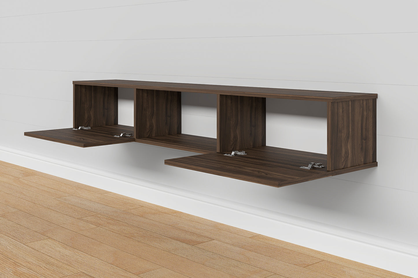 Sculley 71" Floating TV Stand Up to 70" TV's Wall Mounted Media Console
