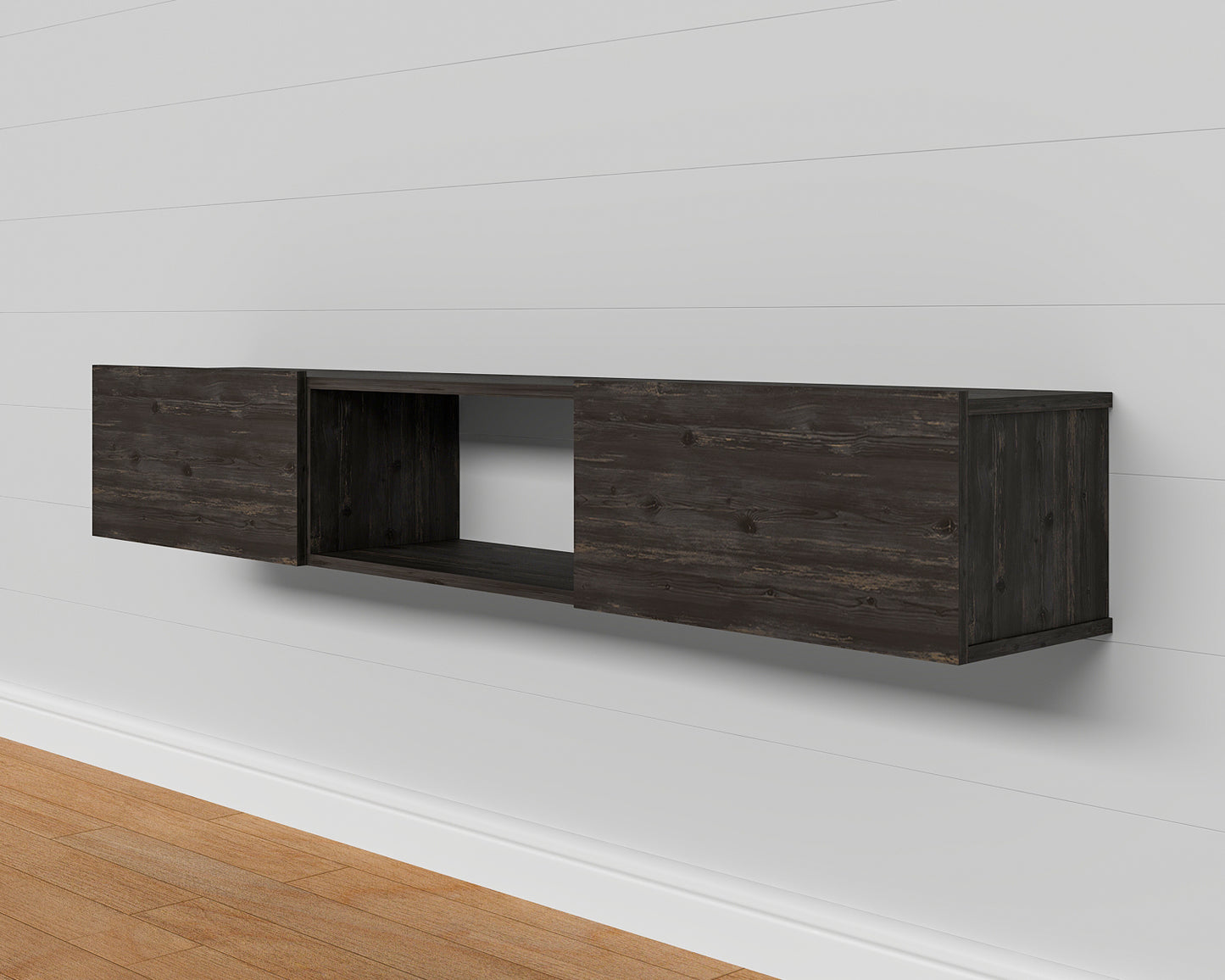Sculley 71" Floating TV Stand Up to 70" TV's Wall Mounted Media Console