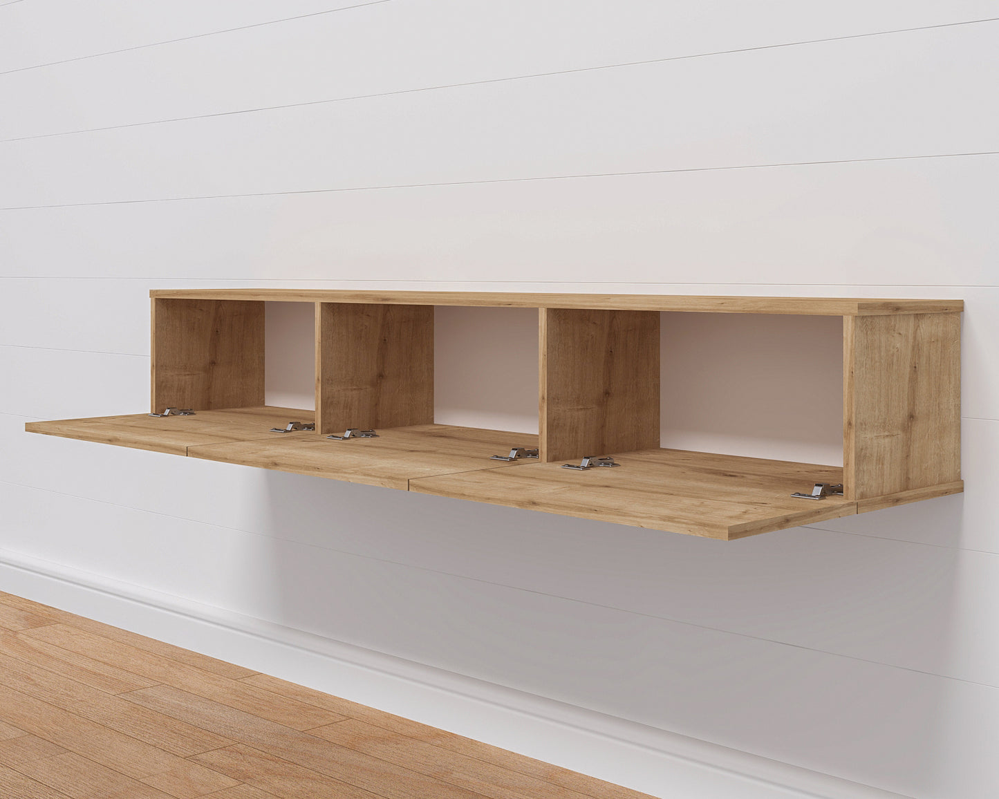 Hamman Modern 71" Floating TV Stand with Storage Wall-Mounted Media Console for TVs up to 80"