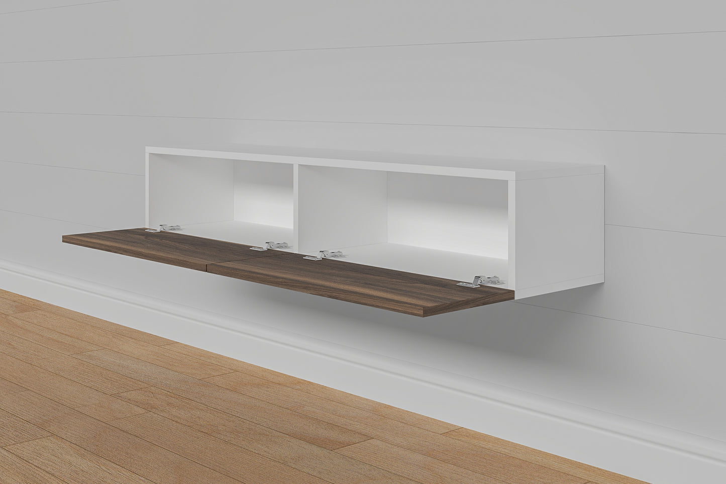 Housley 53" Floating TV Stand Up to 70" TV's Wall Mounted Media Console