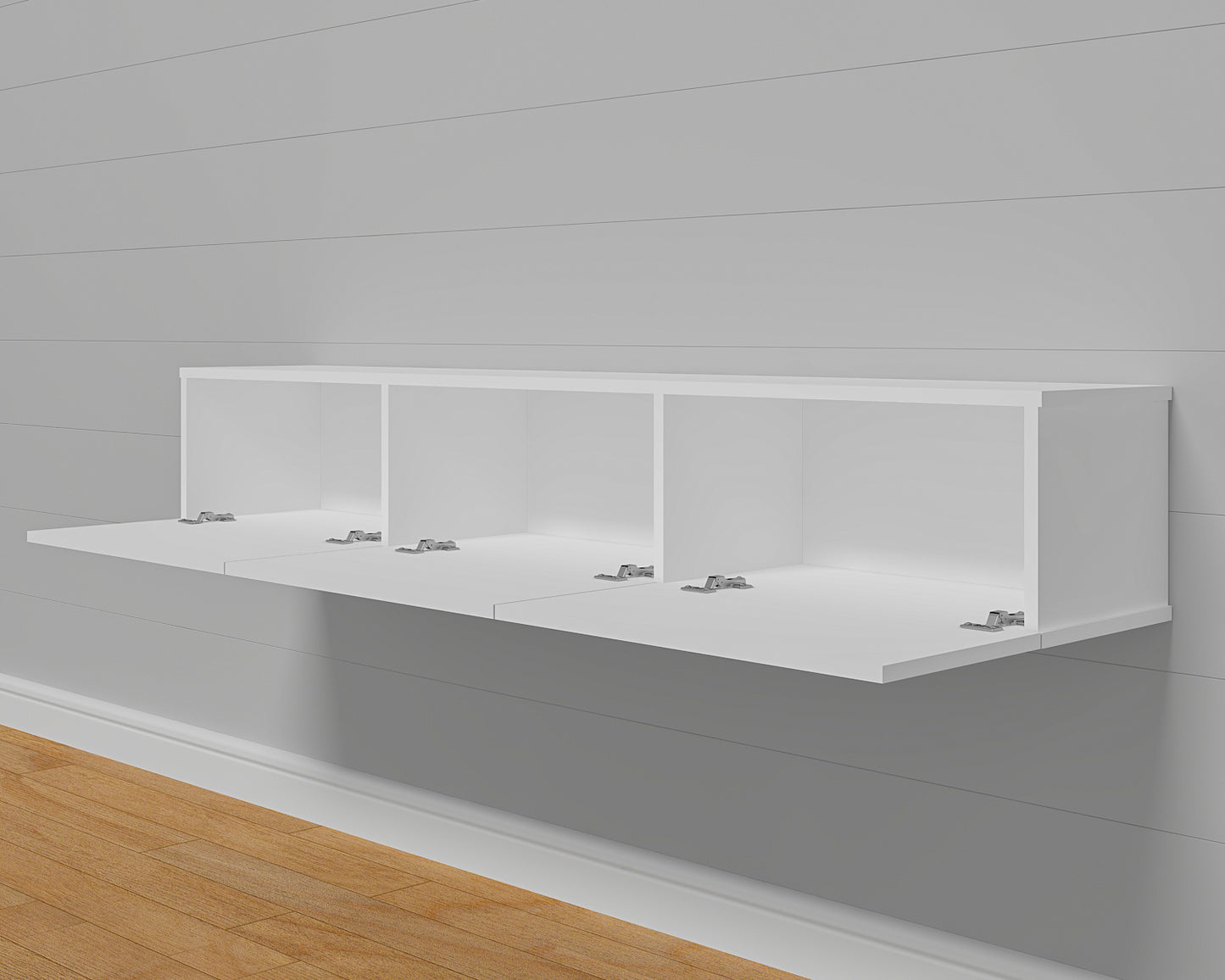 Hamman Modern 71" Floating TV Stand with Storage Wall-Mounted Media Console for TVs up to 80"