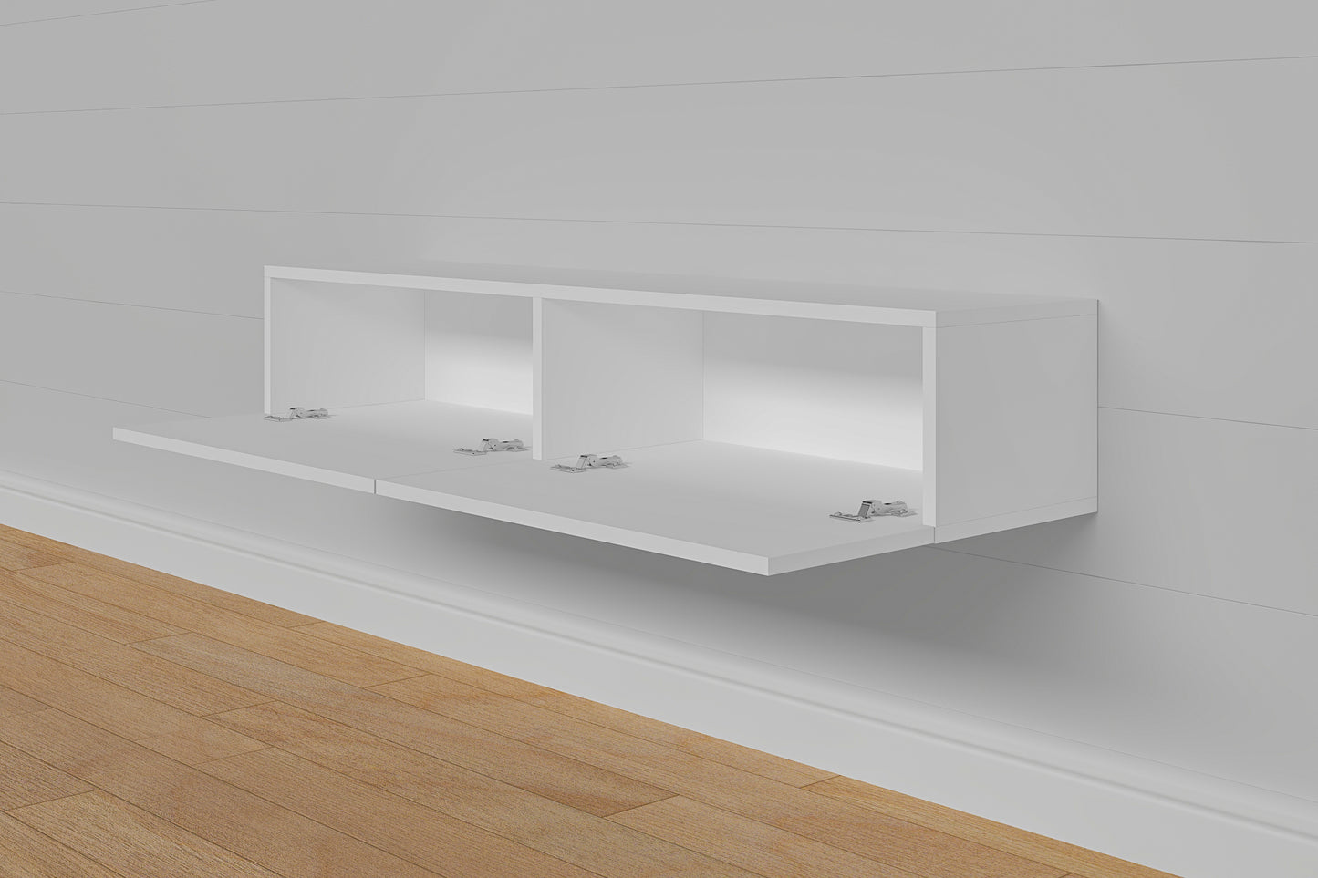 Housley 53" Floating TV Stand Up to 70" TV's Wall Mounted Media Console