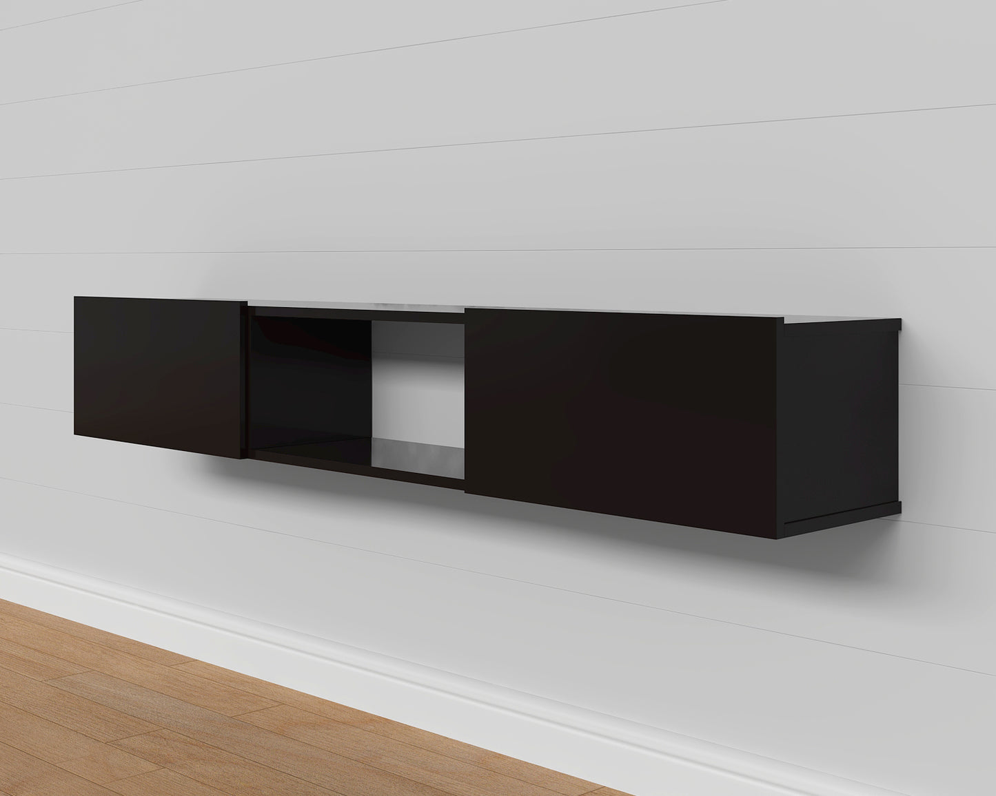 Sculley 71" Floating TV Stand Up to 70" TV's Wall Mounted Media Console