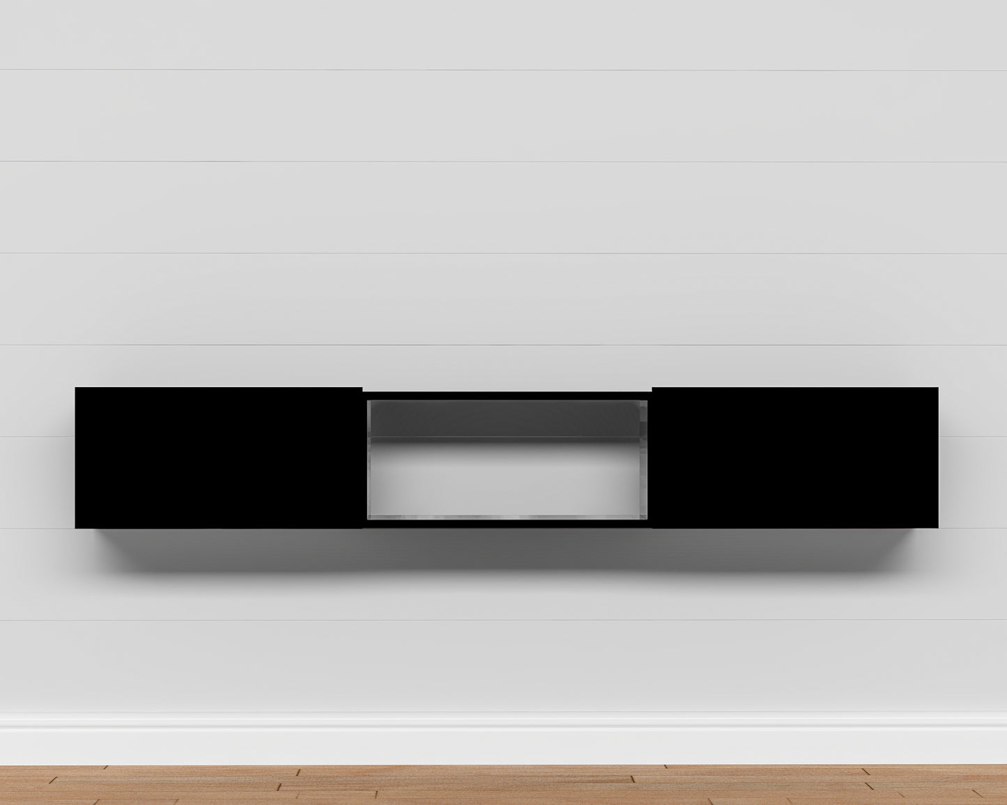 Sculley 71" Floating TV Stand Up to 70" TV's Wall Mounted Media Console