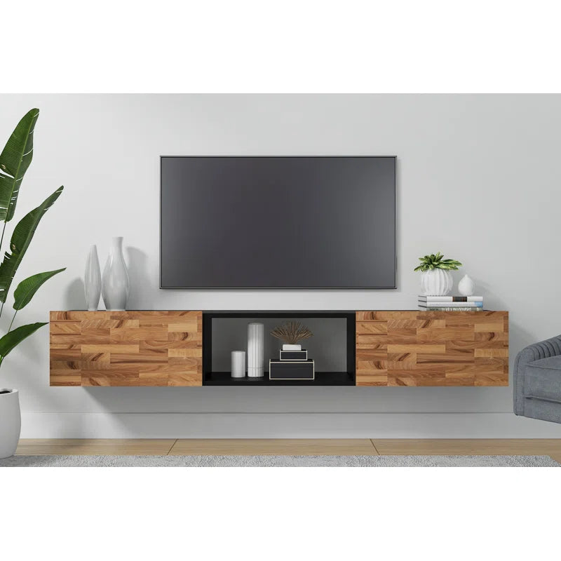 Sculley 71" Floating TV Stand Up to 70" TV's Wall Mounted Media Console