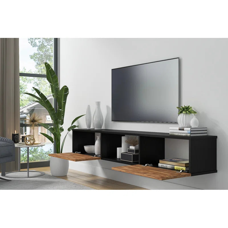 Sculley 71" Floating TV Stand Up to 70" TV's Wall Mounted Media Console