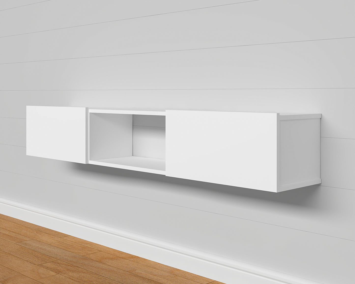 Sculley 71" Floating TV Stand Up to 70" TV's Wall Mounted Media Console