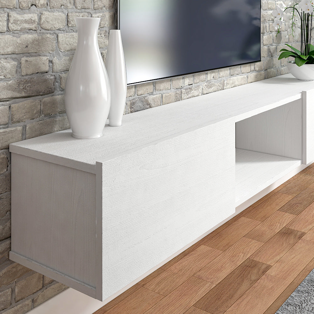 Sculley 71" Floating TV Stand Up to 70" TV's Wall Mounted Media Console